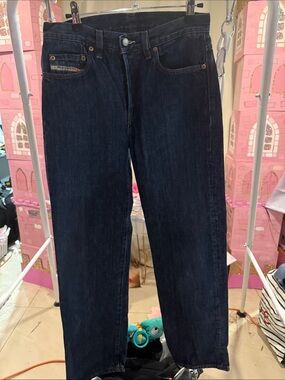 Woman’s Dark Indigo Straight Jeans by